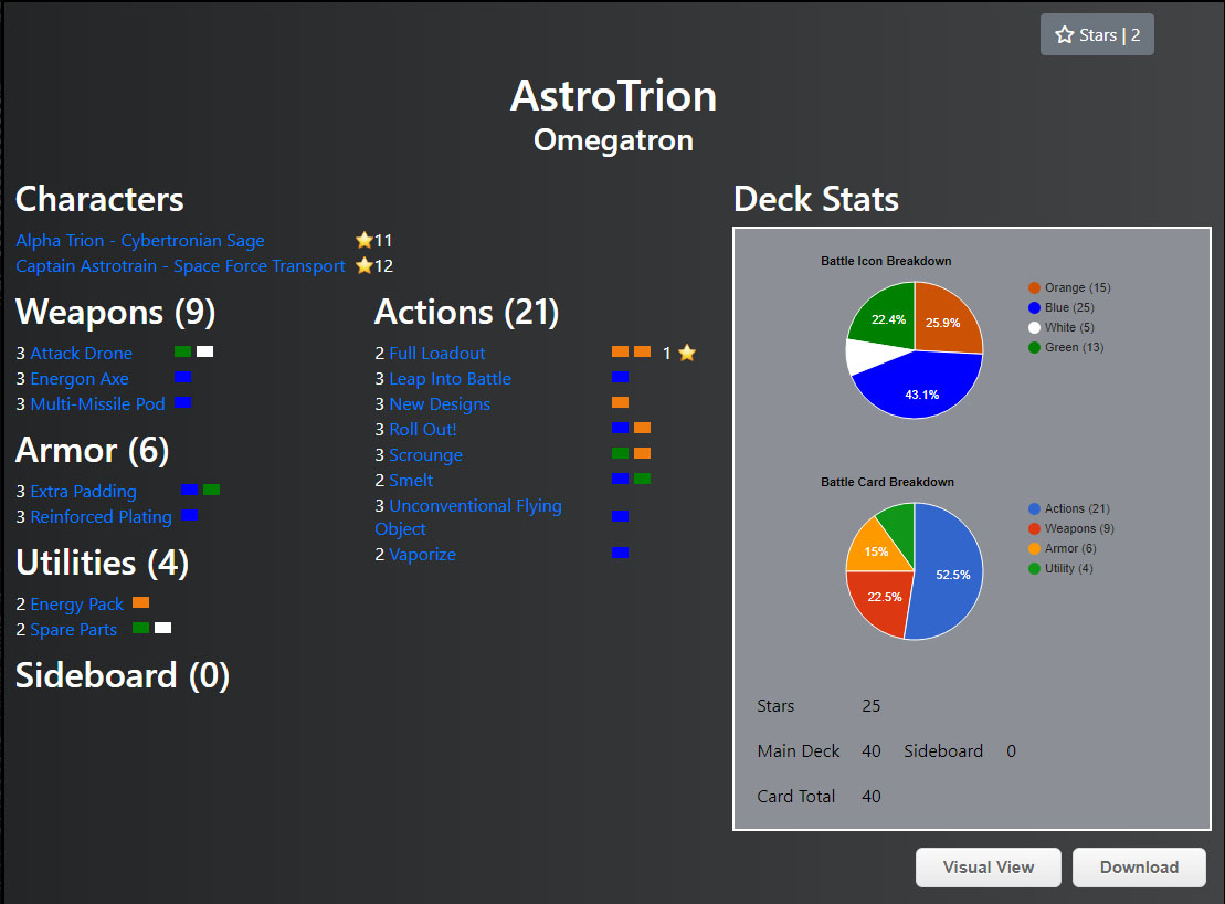 tcg deck builder